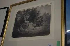 A Cottage in Elliot by James Bourne, watercolour and wash, sold Mar 2024