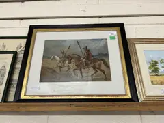 Soldiers on horseback by George Cattermole, watercolour and gouache, sold Feb 2024