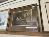 Interior Tavern scene by George Cattermole, watercolour and gouache, sold Feb 2024