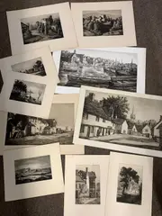 Ten original etchings by Reuben Moring, print (other), offered Feb 2024