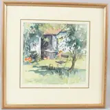 Summer Shade by Diana Scott, watercolour, offered Jul 2026