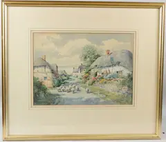 The Old Oak Savernake Wiltshire by Henry John Sylvester Stannard, watercolour, sold Jul 2026