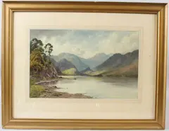 Lake District view by Edward Horace Thompson, watercolour, sold Jul 2026