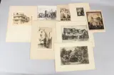 Untitled by Henri Toussaint, etching, offered Jul 2026