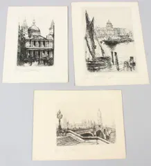 St Pauls from the Thames by Edward J Cherry, print (other), offered Jul 2026