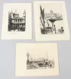 St Pauls from the Thames by Edward J Cherry, print (other), offered Jul 2026