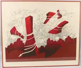 La jungle des villes lithograph by Jean-Michel Folon, lithograph, offered Jul 2026