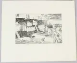 Clacton by Edward Bawden, etching, sold Jul 2026