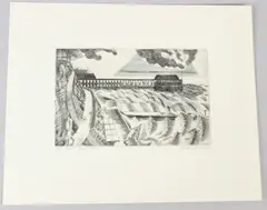 The Pier by Edward Bawden, etching, offered Jul 2026
