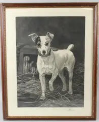 Untitled by Thomas Blinks, etching, sold Jun 2026