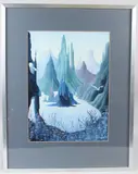 Fantasy landscape mixed media by Cyril Parfitt, mixed media, offered Jun 2026