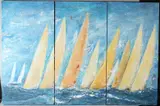 Too Much Wind Outside by Frauke Klatt, 2002, mixed media, sold Jun 2026