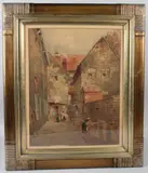 Argument Yard Whitby by William Charles Goddard, 1898, watercolour, sold Jun 2026