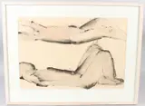 Figure studies St Ives1992 by John Emanuel, ink and watercolour, sold Jun 2026