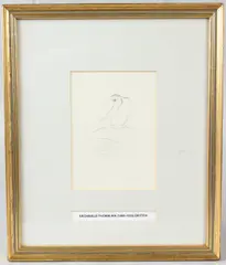 Heron by Archibald Thorburn, pencil, offered Jun 2026