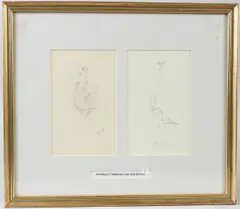 Linnets and Finches two by Archibald Thorburn, 1901, pencil, sold Jun 2026