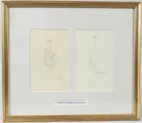 Linnets and Finches two by Archibald Thorburn, 1901, pencil, sold Jun 2026
