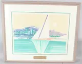 Seafoam 1 by Martin Tobias, etching, sold Jun 2026