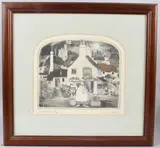 Alfred King by Graham Clarke, etching, sold Jun 2026