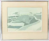 The Lizard by John Brunsdon, etching, offered Jun 2026