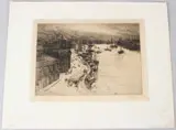 Newcastle on the Tyne by Robert Charles Goff, etching, offered Jun 2026