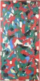 Abstract in red by Nejad Melih Devrim, oil on canvas, sold May 2026
