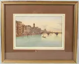 Florence by Frans Vervloet, watercolour, sold May 2026