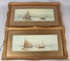 Hazy morn by Garman Morris, watercolor, sold May 2026