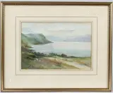 Mountain landscape with loch by Hilda Annetta Walker, 1904, watercolour, offered May 2026