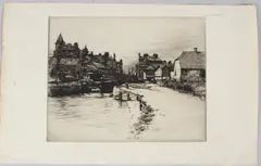 Canal by Mortimer Menpes, etching, sold May 2026