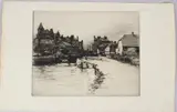 Canal by Mortimer Menpes, etching, sold May 2026