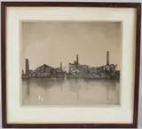 Hammersmith by Mortimer Menpes, etching, sold May 2026