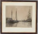 Amsterdam by Mortimer Menpes, etching, sold May 2026