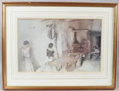 The Red Terrace Provence by William Russell Flint, print (other), offered May 2026