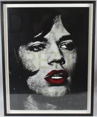 Mick Jagger by Russell Young, screenprint, offered May 2026