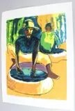 Zaria Dye Pits by Bruce Onobrakpeya, serigraph, sold May 2026