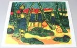 Palm Wine Women by Bruce Onobrakpeya, serigraph, sold May 2026