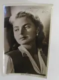 SIGNED] INGRID BERGMAN, signed, dated 1957, b/w photo, 7 x 5 inches.Provenance: by Filmstar Photo, 1957, print (other), sold Apr 2026