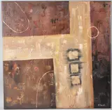 Abstract composition mixed media by R Edwards, mixed media, sold Apr 2026