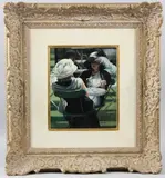 Conversation by Sherree Valentine Daines, oil on board, sold Apr 2026