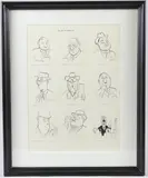 The Art of Bidding by Withdrawn From Sale Henry Mayo Bateman, ink, offered Apr 2026