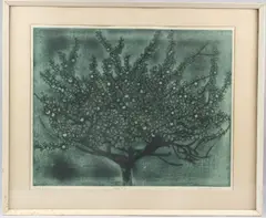 Apple Tree by Arthur Hackney, etching, sold Apr 2026
