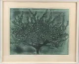 Apple Tree by Arthur Hackney, etching, sold Apr 2026