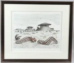 Orford Ness by David Gentleman, lithograph, sold Apr 2026