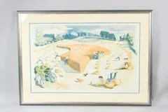 Harvesting by John Nash, lithograph, sold Apr 2026