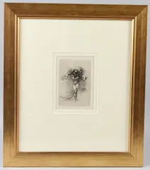 Le Printemps etching 14.5 x 10cm by Auguste Rodin, etching, sold Apr 2026