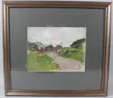 The Road Home by George Weissbort, pastel, offered Mar 2026