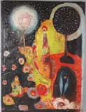 The Garden of Delights by Paul Wadsworth, oil on canvas, offered Mar 2026