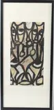 Female Dancers by Kunle Akintibubo, oil on paper, offered Mar 2026