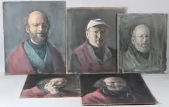 Untitled by George Weissbort, oil, offered Mar 2026